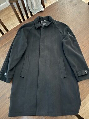 J.M. Haggar Men's Black Coat - sz L